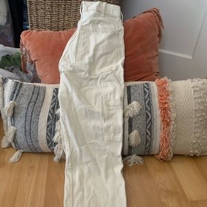 Brandy Melville cream utility pants